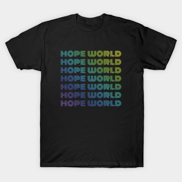 BTS Dynamite - BTS Army - Hope world ripetitive words (rainbow) | Kpop T-Shirt by Vane22april